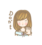 The ordinary girl（個別スタンプ：16）