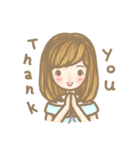 The ordinary girl（個別スタンプ：17）