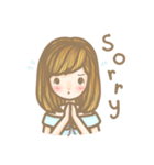 The ordinary girl（個別スタンプ：18）