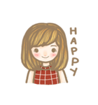The ordinary girl（個別スタンプ：21）