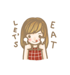 The ordinary girl（個別スタンプ：24）