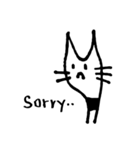 silly kitty cat（個別スタンプ：4）