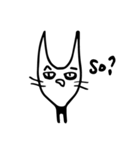 silly kitty cat（個別スタンプ：9）
