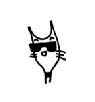 silly kitty cat（個別スタンプ：18）