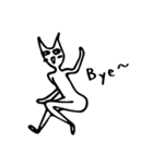 silly kitty cat（個別スタンプ：19）