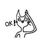 silly kitty cat（個別スタンプ：21）