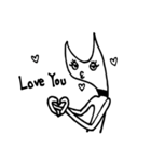 silly kitty cat（個別スタンプ：28）