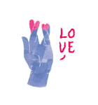 Hand Man ＆ Woman（個別スタンプ：4）
