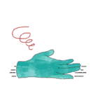 Hand Man ＆ Woman（個別スタンプ：15）