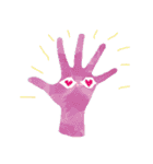 Hand Man ＆ Woman（個別スタンプ：23）