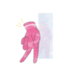 Hand Man ＆ Woman（個別スタンプ：28）