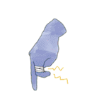 Hand Man ＆ Woman（個別スタンプ：32）