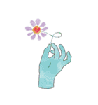 Hand Man ＆ Woman（個別スタンプ：34）