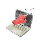 Hand Man ＆ Woman（個別スタンプ：38）