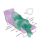 Hand Man ＆ Woman（個別スタンプ：40）