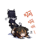 Declawing Cat ＆ Docking Dog（個別スタンプ：6）