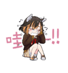 Declawing Cat ＆ Docking Dog（個別スタンプ：28）