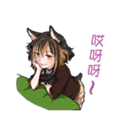 Declawing Cat ＆ Docking Dog（個別スタンプ：33）