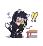 Declawing Cat ＆ Docking Dog（個別スタンプ：34）
