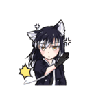 Declawing Cat ＆ Docking Dog（個別スタンプ：37）