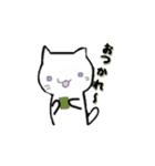 らくがき風にゃんこ（個別スタンプ：7）