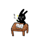 黒うさぎの日常（個別スタンプ：13）