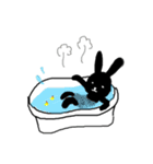 黒うさぎの日常（個別スタンプ：14）