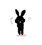 黒うさぎの日常（個別スタンプ：17）