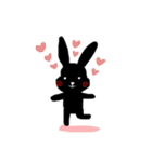 黒うさぎの日常（個別スタンプ：24）