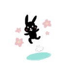 黒うさぎの日常（個別スタンプ：40）