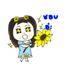 Flower girl（個別スタンプ：32）