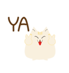 The cute fat cat（個別スタンプ：40）
