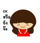 Female cute girl and nanny（個別スタンプ：31）