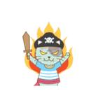 pirate cat funny（個別スタンプ：8）