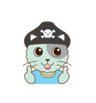 pirate cat funny（個別スタンプ：11）