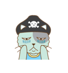 pirate cat funny（個別スタンプ：16）