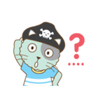 pirate cat funny（個別スタンプ：17）