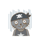 pirate cat funny（個別スタンプ：23）