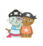 pirate cat funny（個別スタンプ：34）