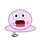 Mr. Cotton candy clouds ＆ little Ji, Q（個別スタンプ：27）