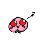 桃のモモジロ（個別スタンプ：1）