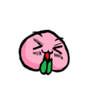 桃のモモジロ（個別スタンプ：4）