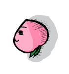 桃のモモジロ（個別スタンプ：16）