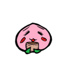 桃のモモジロ（個別スタンプ：28）