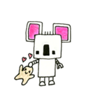 コアラ型ロボット！（個別スタンプ：1）
