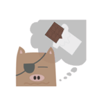 Chocolate Pig Robber（個別スタンプ：15）