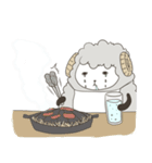 アンニュイひつじ（個別スタンプ：1）