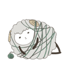 アンニュイひつじ（個別スタンプ：4）