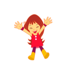 女の子の日常の動作（個別スタンプ：12）