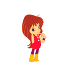 女の子の日常の動作（個別スタンプ：15）